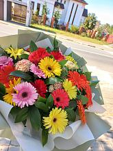 Букет цветов из:  Герберы #REPLACE_PRED# Малаховке